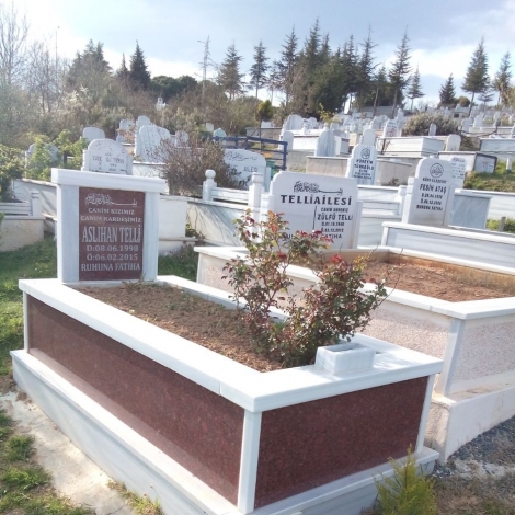 baş taşı düz mermer sutunlu granit baş taşlı granit ve mermer mezar
